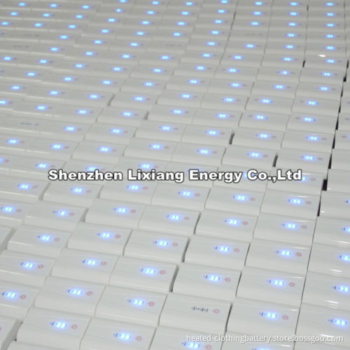 7.4v 2200mah Heated Jacket Battery , Led Display For Heated Motorcycle Vest